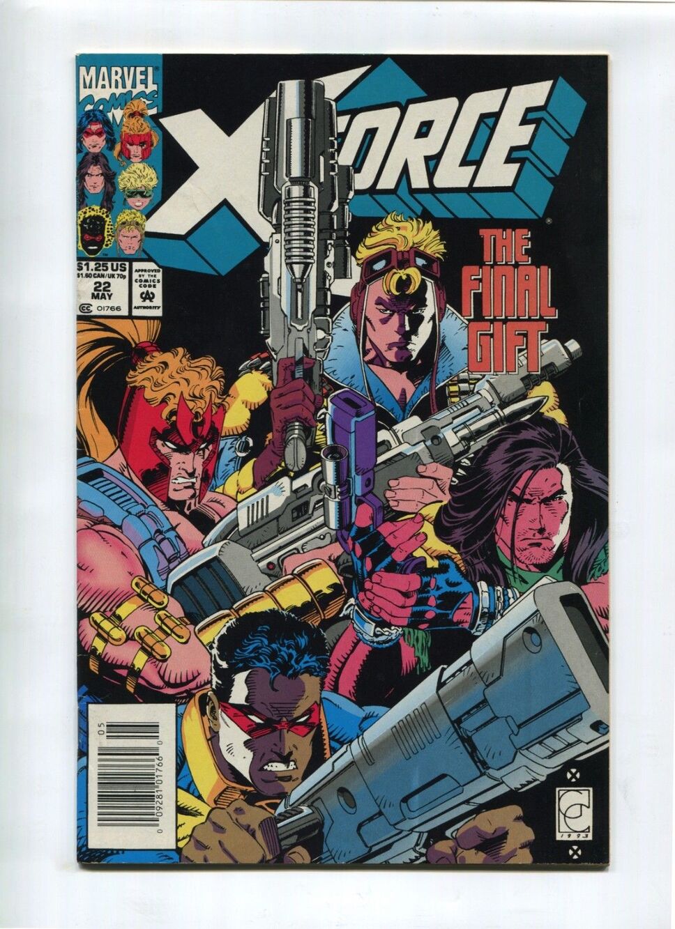 X-Force #22  Marvel Comics 1993 Newsstand Comic Book